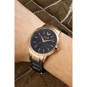 Polo Air Men's Wristwatch Black Copper Case