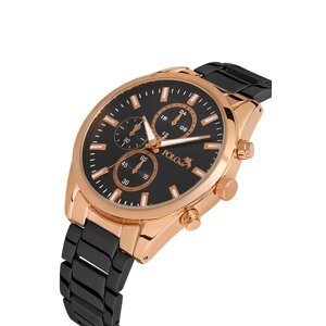 Polo Air Sport Case Men's Wristwatch Black-copper Color