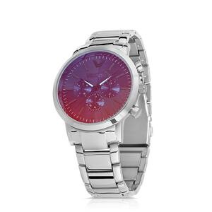 Polo Air Men's Wristwatch Colored Glass Feature Silver Color