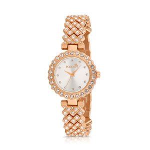 Polo Air Luxury Stone Elegant Women's Wristwatch Copper Color