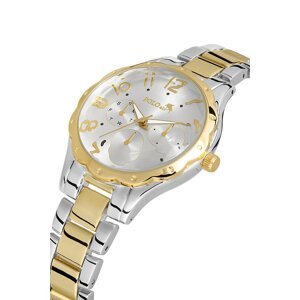 Polo Air Cut Glass Women's Wristwatch Silver-gold Color