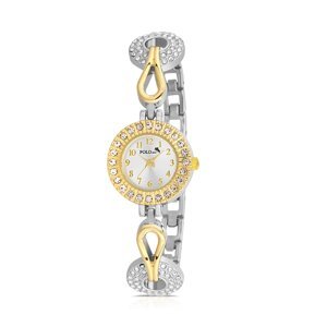 Polo Air Elegant Vintage Women's Wristwatch Yellow-Silver Color