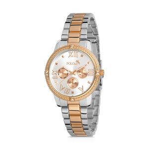 Polo Air Stylish Sports Women's Wristwatch Silver-copper Color