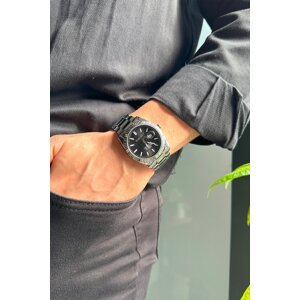 Polo Air Men's Calendar Wristwatch Silver-black Color