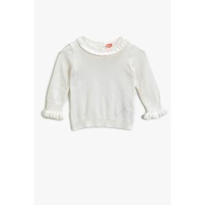 Koton Baby Girl Ecru Sweater