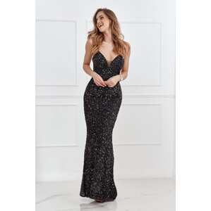 Black maxi dress for special occasions