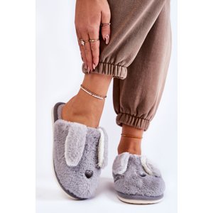 Women's Fur Slippers Grey Remmi