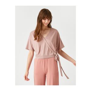 Koton The Belted Wrapped Pajama Top