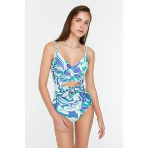 Trendyol Swimsuit - Purple - Floral