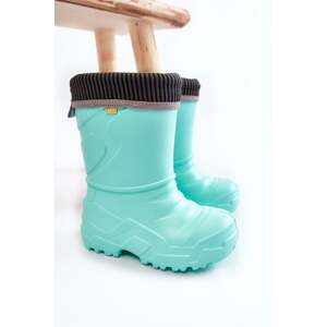Children's insulated rain boots Befado Mint