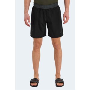 Slazenger Rasmus Mens Marine Shorts Black / Dark Gray