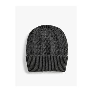 Koton Basic Knitted Beret with Folding Detail