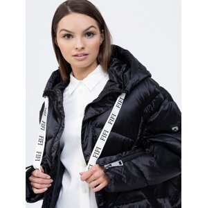 Black oversize down jacket Tiffi Zermatt