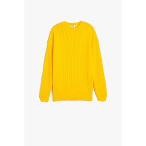 Koton Girl's Yellow Sweater