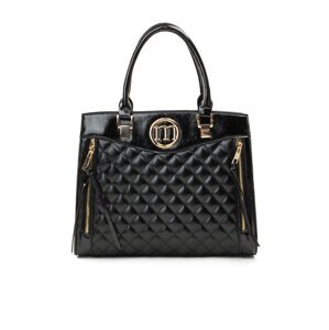 MONNARI Woman's Bags Briefcase With Quilted Panel Multi Black