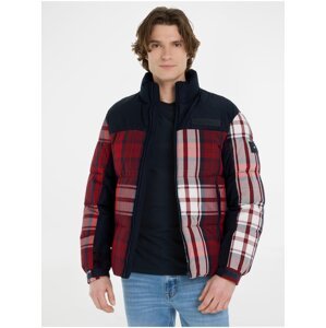 Red-Blue Men's Winter Quilted Jacket Tommy Hilfiger New York - Men's