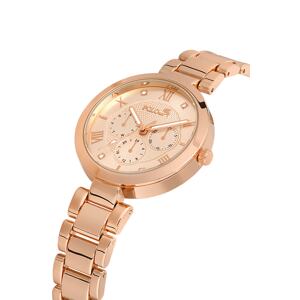 Polo Air Roman Numeral Women's Wristwatch Copper Color
