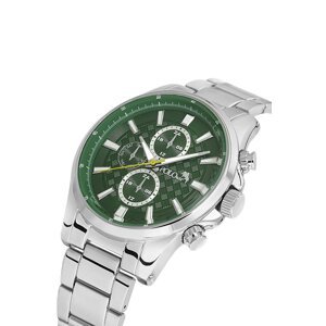 Polo Air Men's Wristwatch Silver-Green Color
