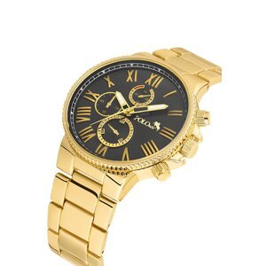 Polo Air Roman Numeral Men's Wristwatch Gold Color