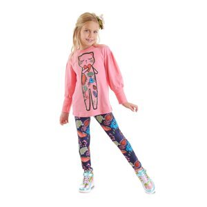 mshb&g Floral Cat Girls Tunic Tights Set