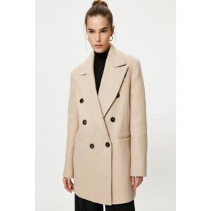 Koton Women's Beige Coat