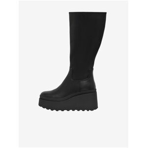 Black women's wedge boots ONLY Olivia - Women