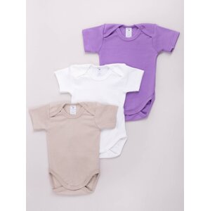 Yoclub Kids's Short Sleeve Bodysuits 3-Pack BOD-0501G-003K