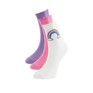 Trendyol Multicolored Patterned 3-Pack Socks