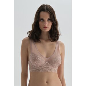 Dagi Pink Underwire Lace Supporting Bra