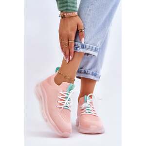 Women's slip-on sock shoes GOE JJ2N4081 Light pink