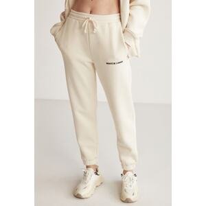 GRIMELANGE Carroline Relaxed Vanilla Single Sweatpant