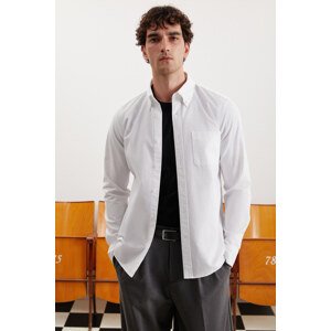 GRIMELANGE Cliff Oxford Regular Single Shirt