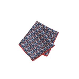 ALTINYILDIZ CLASSICS Men's Navy Blue-Red Patterned Handkerchief