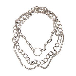 Silver Necklace for Layering Rings