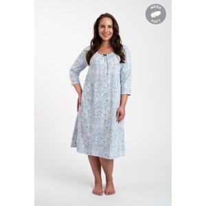 Women's shirt Antonia 3/4 sleeve - blue print