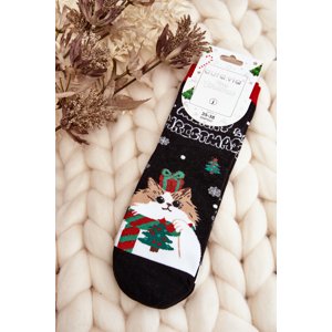 Women's Christmas Socks with Black