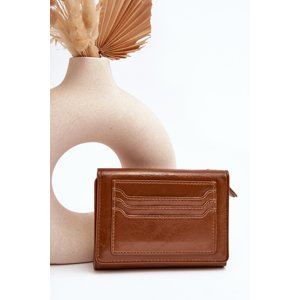 Women's brown wallet made of Joanela eco-leather