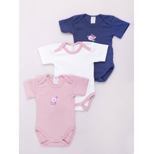 Yoclub Kids's Short Sleeve Bodysuits 3-Pack BOD-0502G-A13K