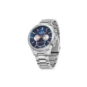 Polo Air Men's Wristwatch Silver-Navy Blue Color