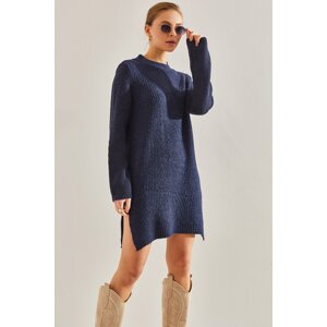 Bianco Lucci Women's Turtleneck Knitwear Dress