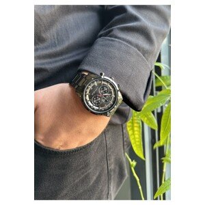 Polo Air Men's Sports Case Wristwatch Black Color