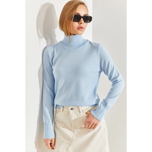 Bianco Lucci Women's Turtleneck Knitwear Sweater