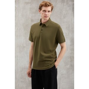 GRIMELANGE EDDIE Relaxed Khaki Single T-Shirt