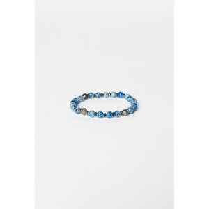 ALTINYILDIZ CLASSICS Men's Turquoise Natural Stone Bead Bracelet