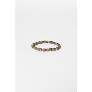 ALTINYILDIZ CLASSICS Men's Tile Natural Stone Bead Bracelet