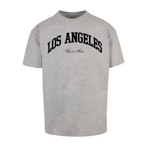 L.A. College Oversize Men's T-Shirt - Grey
