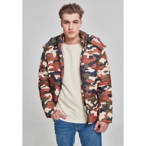 Rustycamo Camo Puffer Hooded Jacket