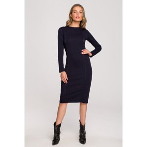 Stylove Woman's Dress S314 Navy Blue