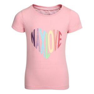 Children's cotton T-shirt nax NAX LENDO pink variant pd