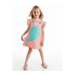 Denokids Mermaid Pink Girls Dress